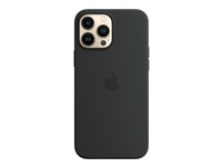 Apple - Baksidesskydd för mobiltelefon - med MagSafe - silikon - midnatt - för iPhone 13 Pro Max MM2U3ZM/A