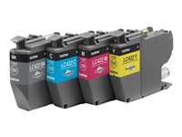 Brother LC422 Value Pack - 4-pack - svart, cyan, magenta, gul - original - bläckpatron - för Brother MFC-J5340DW, MFC-J5345DW, MFC-J5740DW, MFC-J6540DW, MFC-J6940DW LC422VAL