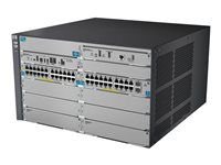 HPE 8206-44G-PoE+/2XG-SFP+ v2 zl Switch - Switch - L4 - Administrerad - 44 x 10/100/1000 + 2 x 10 Gigabit SFP+ - rackmonterbar - PoE - med HP E8200 zl Switch Premium License J9638A#ABB