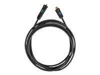 Crestron CBL-4K-USBC-HD Series CBL-4K-USBC-HD-12 - Adapterkabel - 24 pin USB-C hane till HDMI hane - 3.66 m - dubbelt skärmad - svart - stöd för 4K, aktiv CBL-4K-USBC-HD-12