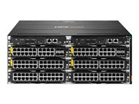 HPE Aruba Networking CX 5420 20p 10M/100M/1G Class4 PoE 2p SFP28 1G/10G/25G Module - Switch - L3 - Administrerad - 20 x 10/100/1000 (PoE Class 4) + 2 x 1 Gigabit / 10 Gigabit / 25 Gigabit SFP28 - främre till bakre luftflöde - insticksmodul - PoE Class 4 S0U64A