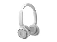 Cisco Headset 730 - Headset - på örat - Bluetooth - trådlös - aktiv brusradering - USB, 3,5 mm kontakt - platina - för Cisco DX70, DX80; IP DECT Phone 6825; IP Phone 88XX; Unified Wireless IP Phone 8821 HS-WL-730-BUNA-P