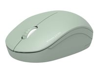 PORT Connect Collection - Mus - höger- och vänsterhänta - optisk - 3 knappar - trådlös - 2.4 GHz - USB / USB-C trådlös mottagare - oliv 900543