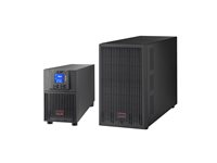APC Easy UPS On-Line - UPS - turret, förlängd driftstid - AC 220/230/240 V - 1800 Watt - 2000 VA - 1-fas - Bly-syra - USB, serial - utgångskontakter: 4 - Europa - svart, RAL 7010 SRV2KIL-E