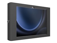 Compulocks Galaxy Tab S9/S9FE 10.9" Apex Secured Enclosure Wall Mount - Hölje - portabel, synlig kamera och sensorer fram/bak - för surfplatta - låsbar - metallram - svart - skärmstorlek: 10.9" - monterbar på golvstativ - för Samsung Galaxy Tab S9, Tab S9 FE 109GAPXB
