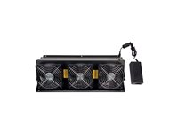 APC NetShelter CX Fan Booster Kit - Fläktbricka för stativ - AC 100/120/200/208/220/230/240 V - svart - TAA-kompatibel - för P/N: AR4024SPX429, AR4024SPX431, AR4024SPX432, NBWL0355A, SRT1000RMXLI, SRT1000RMXLI-NC AR4703