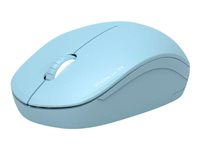 PORT Connect Collection - Mus - höger- och vänsterhänta - optisk - 3 knappar - trådlös - 2.4 GHz - USB / USB-C trådlös mottagare - azurblå 900544