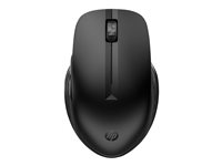 HP 435 - Mus - ergonomisk - 5 knappar - trådlös - 2.4 GHz, Bluetooth - Bluetooth USB-adapter - jacksvart - för Fortis 11 G9; Pro Mobile Thin Client mt440 G3; ZBook Firefly 14 G9; ZBook Fury 16 G9 3B4Q5AA#AC3