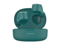 Belkin SoundForm Bolt - True wireless-hörlurar med mikrofon - inuti örat - Bluetooth - blågrön AUC009BTTE