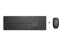 HP 235 - Sats med tangentbord och mus - trådlös - hela norden - för Pro Mobile Thin Client mt440 G3; ZBook Firefly 14 G9, 16 G9; ZBook Fury 16 G9 1Y4D0AA#UUW