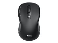 PORT Connect Professional ESSENTIAL - Mus - optisk - 5 knappar - trådlös - 2.4 GHz, Bluetooth - trådlös USB-mottagare 910010