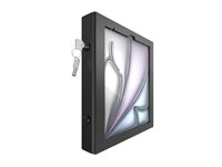 Compulocks iPad Air M2 & M3 13", Apex Enclosure Portable Floor Stand - Black - Monteringssats (hölje, golvställ) - för surfplatta - portabel - låsbar - höggradig aluminium, metallram - svart - golvstående - för Apple 13-inch iPad Air M2 Wi-Fi, M2 Wi-Fi + Cellular 147B13APXB