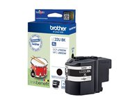 Brother LC22UBK - XL - svart - original - bläckpatron - för Brother DCP-J785DW, DCP-J785DWXL, MFC-J985DW; INKvestment Work Smart MFC-J985DW LC22UBK
