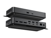 Dell Pro Thunderbolt 4 Smart Dock SD25TB4 - Dockningsstation - Thunderbolt 4 - HDMI, 2 x DP, 2 x Thunderbolt 4, USB-C - 1GbE, 2.5GbE - 180 Watt - BTO - med 3 års grundläggande maskinvaruservice med avancerat byte efter fjärrdiagnos DELL-SD25TB4