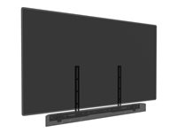 Multibrackets M - Monteringskomponent (universalmontering) - för soundbar - kraftigt stål - svart - skärmstorlek: 55"-110" - monteringsgränssnitt: upp till 600 x 400 mm - nedanför skärmen 7350073737895