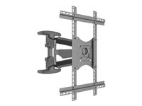 Multibrackets M Flexarm Series Dual Portrait - Monteringssats - fullständig rörelse - för LCD-display - svart - skärmstorlek: 40"-70" - väggmonterbar 7350105212314
