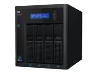 WD My Cloud PR4100 WDBNFA0000NBK - NAS-server - 4 fack - RAID 0, 1, 5, 10, JBOD - RAM 4 GB - Gigabit Ethernet WDBNFA0000NBK-EESN