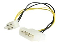 StarTech.com 6in LP4 to P4 Auxiliary Power Cable Adapter - LP4 to 4 pin ATX - Molex to P4 Adapter - LP4 to P4 (LP4P4ADAP) - Strömadapter - 4-stifts intern ström (5V) (hona) till 4 pin ATX12V (hane) - 15.2 cm LP4P4ADAP
