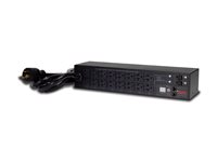 APC Switched Rack PDU AP7902B - Kraftdistributionsenhet (kan monteras i rack) - AC 100/120 V - 2880 VA - ingång: NEMA L5-30P - utgångskontakter: 16 (NEMA 5-20R) - 2U - 3.05 m sladd - svart - för P/N: SMTL2K2RM2UCLNC, SMTL3KRM2UCL, SMTL3KRM2UCLNC, SRTL10KRM4UT, SRTL8KRM4UT AP7902B
