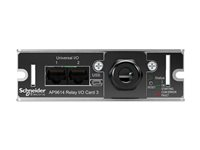 APC Network Management Card - adapter för administration på distans - SmartSlot - 10/100 Ethernet x 2 + torr kontakt AP9614