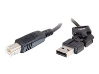 C2G FlexUSB - USB-kabel - USB typ B (hane) till USB (hane) - USB 2.0 81586