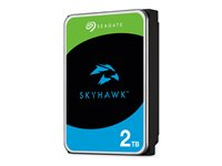Seagate SkyHawk ST2000VX017 - Hårddisk - 2 TB - inbyggd - 3.5" - SATA 6Gb/s - buffert: 256 MB - med 3 års Seagate Rescue Data Recovery ST2000VX017