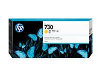 HP 730 - 300 ml - hög kapacitet - gul - original - DesignJet - bläckpatron - för DesignJet SD Pro MFP, T1600, T1600dr, T1700, T1700dr, T1708, T1708dr, T2600, T2600dr P2V70A