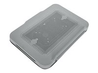 Targus Chill Mat - Fläkt till bärbar dator/notebook - justerbart ställ - med 2 kylfläktar - 18" - grå AWE90GL