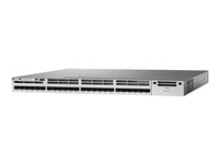 Cisco Catalyst 3850-24XS-E - Switch - L3 - Administrerad - 24 x 1 Gigabit / 10 Gigabit SFP+ - skrivbordsmodell, rackmonterbar WS-C3850-24XS-E