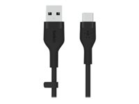 Belkin BoostCharge - USB-kabel - USB (hane) till 24 pin USB-C (hane) - 2 m - svart CAB008BT2MBK