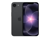 Apple iPhone 17e - 5G smartphone - dual-SIM / Internminne 512 GB - OLED-skärm - 6.1" - 2532 x 1170 pixlar - rear camera 48 MP - front camera 12 MP - svart MHRY4QN/A