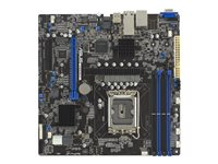 ASUS P13R-M/10G-2T - Moderkort - micro ATX - LGA1700-uttag - C262 Chipuppsättning - USB-C 3.2 Gen2, USB 3.2 Gen 1 - 2 x 10 Gigabit LAN - inbyggda grafiken 90SB0CC0-M0UAY0