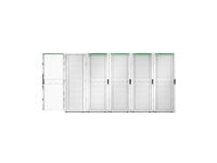 APC NetShelter SX Gen 2 - Rack skåp - 1991 H x 750 B x 1200 D mm, med sidor - golvstående - vit - 42U - 19" - TAA-kompatibel AR3350W2