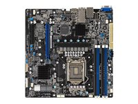 ASUS P12R-M/10G-2T - Moderkort - micro ATX - LGA1200-uttag - C252 Chipuppsättning - USB 3.2 Gen 2, USB 3.2 Gen 1 - 2 x 10 Gigabit LAN - inbyggda grafiken 90SB0AC0-M0UAY0