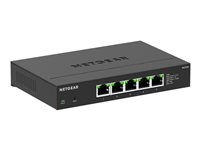NETGEAR 300 Series Plus - Switch - multi-gigabit - Administrerad - 5 x 100/1000/2.5G - skrivbordsmodell, väggmonterbar MS305E-100EUS