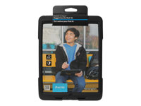 Kensington BlackBelt 1st Degree Rugged Case - Fodral för surfplatta - gummi - svart - 9.7" K97064WW