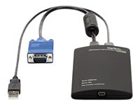 StarTech.com KVM-enhet till USB 2.0 akutvagn-adapter för bärbara datorer - Omkopplare för tangentbord/video/mus - 1 x KVM port(s) - 1 lokal användare - skrivbordsmodell NOTECONS01