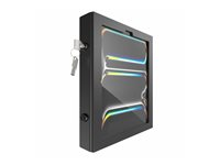 Compulocks iPad Pro M4 13" (2024), Apex Enclosure Swing Wall Mount - Monteringssats (ställ, hölje, väggfäste) - för surfplatta - låsbar - metallram - svart - skärmstorlek: 13" - väggmonterbar - för Apple 13-inch iPad Pro M4 Wi-Fi, M4 Wi-Fi + Cellular 827B13PAPX4B