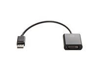 HP DisplayPort to DVI-D Adapter - DisplayPort-adapter - enkel länk - DisplayPort (hane) till DVI-D (hona) - 19 cm - sprintlåsning FH973AA