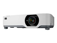 NEC P525UL - 3LCD-projektor - 5000 ANSI lumen - WUXGA (1920 x 1200) - 16:10 - 1080p - LAN - vit 60004708