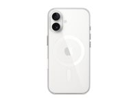 Apple - Baksidesskydd för mobiltelefon - MagSafe-kompatibilitet - polykarbonat - klar - för iPhone 16 MA6A4ZM/A