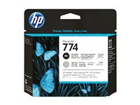 HP 774 - Ljusgrå, foto-svart - skrivhuvud - för DesignJet Z6610 Production, Z6810 Production P2W00A