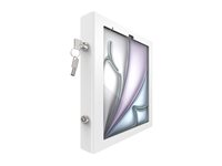 Compulocks iPad Air M2 & M3 13", Apex Enclosure Core Stand - White - Monteringssats - synliga kameror och sensorer fram/bak - för surfplatta - låsbar - metallram, högstyrkealuminium - vit - skärmstorlek: 13" - bänkskiva, väggmonterbar - för Apple 13-inch iPad Air M2 Wi-Fi, M2 Wi-Fi + Cellular 111W13APXW