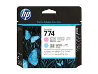 HP 774 - Ljus magenta, cyan - skrivhuvud - för DesignJet Z6610 Production, Z6810 Production P2V98A