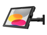 Compulocks iPad 10th-11th (A16) Gen Swell Enclosure Swing Wall Mount Black - Hölje - för surfplatta - svart - skärmstorlek: 10.9" - för Apple 10.9-inch iPad Wi-Fi, Wi-Fi + Cellular 827B209SWLB