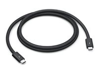Apple Thunderbolt 5 Pro - Thunderbolt-kabel - 24 pin USB-C (hane) till 24 pin USB-C (hane) - USB4 / Thunderbolt 3 / Thunderbolt 4 / Thunderbolt 5 / DisplayPort 2.1 - 1 m - passiv, stöd för kedjekoppling - svart MC9C4ZM/A