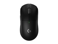 Logitech G PRO X SUPERLIGHT 2 - Mus - gaming - optisk - 5 knappar - trådlös - 2.4 GHz - USB Logitech LIGHTSPEED-mottagare - svart 910-006630