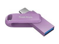 SanDisk Ultra Dual Drive Go - USB flash-enhet - 1 TB - USB 3.2 Gen 1 / USB-C - lavendel SDDDC3-1T00-G46L