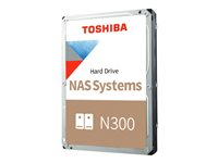 Toshiba N300 NAS HDWG62AUZSVA - Hårddisk - 20 TB - inbyggd - 3.5" - SATA 6Gb/s - 7200 rpm - buffert: 512 MB HDWG62AUZSVA