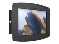 Compulocks Galaxy Tab Active Pro 10.1" Space Enclosure Wall Mount - Hölje - synlig kamera fram/bak - för surfplatta - låsbar - höggradig aluminium - svart - skärmstorlek: 10.1" - monteringsgränssnitt: 100 x 100 mm - väggmonterbar, bänkskiva - för Samsung Galaxy Tab Active Pro (10.1 tum) 2101GASB